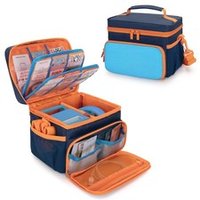 Yoto Player 3rd Gen Carrying Case Card Holder 30 Cards Travel Storage Bag Blueto