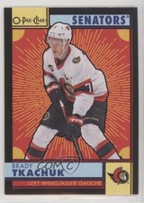 2022-23 O-Pee-Chee Retro Black Border 99/100 Brady Tkachuk #195 0i6