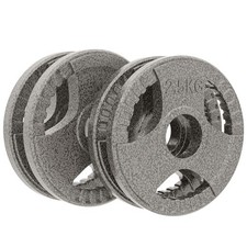 HOMCOM 2" Olympic Weight Plates Sets w/ 2 x 5kg, 2 x 2.5kg for StrengthTraining