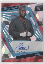 2022 Panini Revolution WWE Auto Cubic 45/49 Omos #AG-OMS Auto 16n7