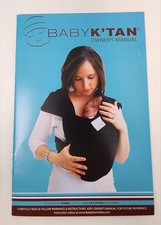 K  TAN Infant Sling Carrier 100 COTTON BABY Charcoal 8-35lbs Breeze Ergonomic