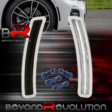 For 2019-2023 3-series Fender Smoked White Led Side Markers Signal Lamp Assembly