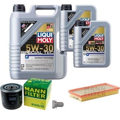 MANN Inspektionspaket 7 L LIQUI MOLY Special Tec F 5W-30 für Ford Cougar EC 