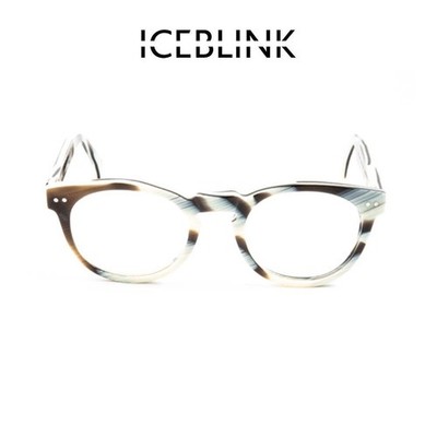 Computer Reading Glasses Iceblink #013 Horn 47 23 150 + Hoya Lens