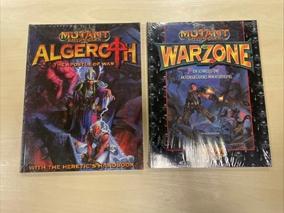 Mutant Chronicles: Warzone Regelbuch DE + Algeroth RPG Buch EN - NEU & OVP