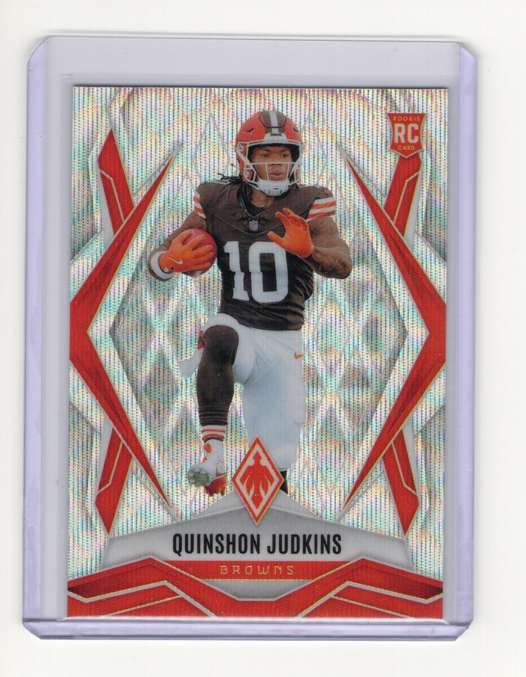 2025 Panini Phoenix #191 Quinshon Judkins Wave Prizm #/199