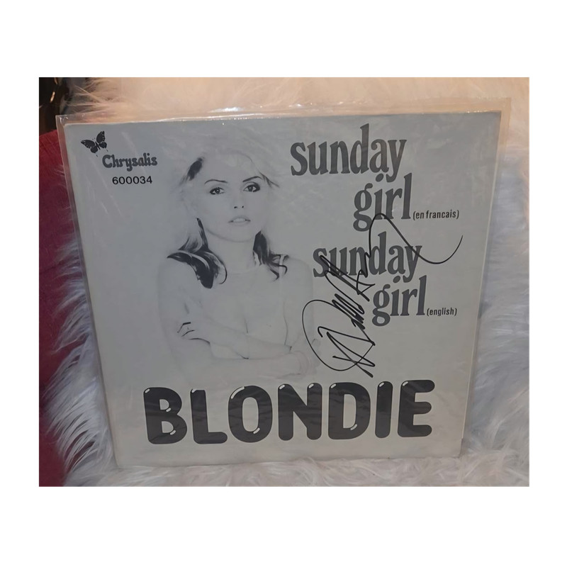 Blondie "Sunday Girl" Chrysalis 600034 Signed Original Record, sealed & unopened