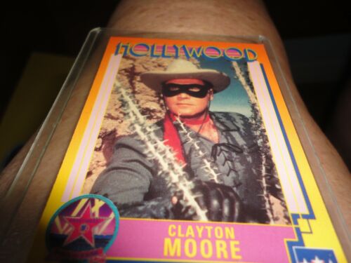 CLAYTON MOORE 1991 STARLINE HOLLYWOOD WALK OF FAME #196 THE LONE RANGER - Picture 1 of 2