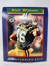 Green Bay Packers Vince Workman Signed 8x10 Photo COA BUF