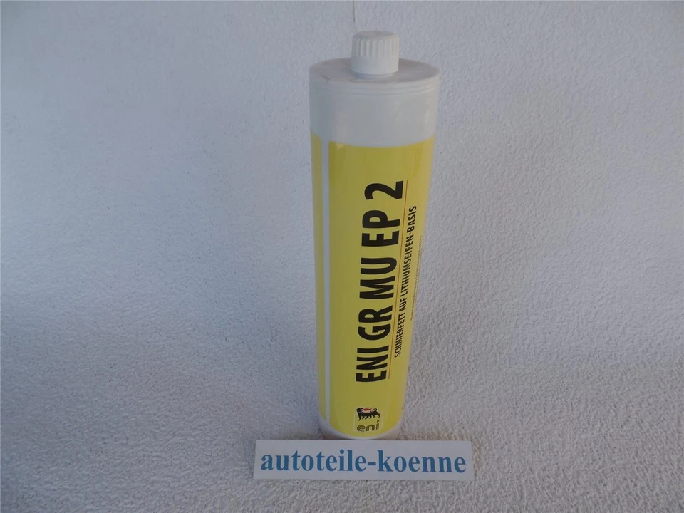 1x 500g ENI GR MU EP2 Hochdruck Schmierfett Mehrzweckfett Schraubkartusche