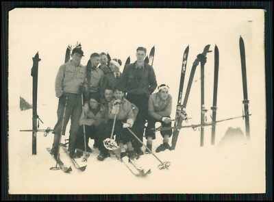 9x photo young men boys ski fox hunting etc Königstein Hofheim Kronberg Taunus.