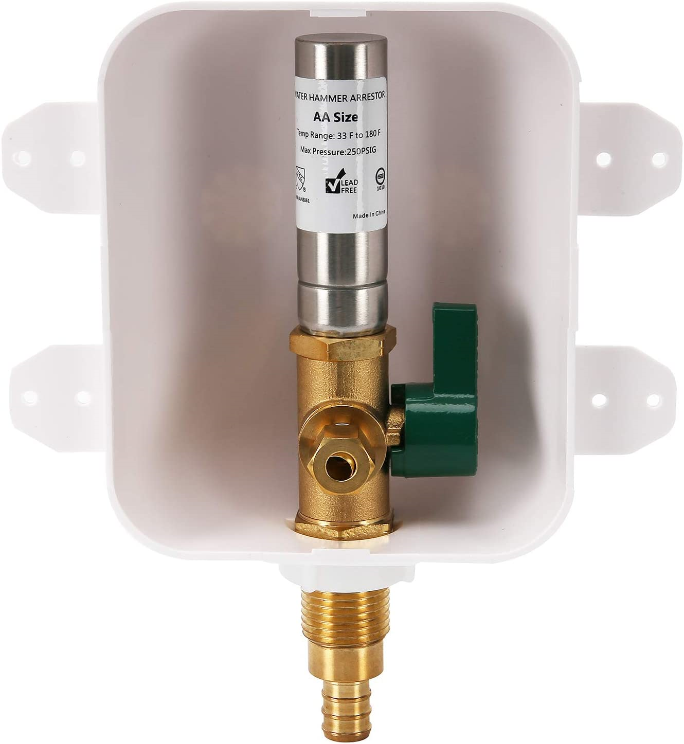 ice maker water valve box