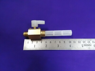 Fuel Petrol Diesel On / Off Vertical Brass Tap Switch For Massey Ferguson #22D18