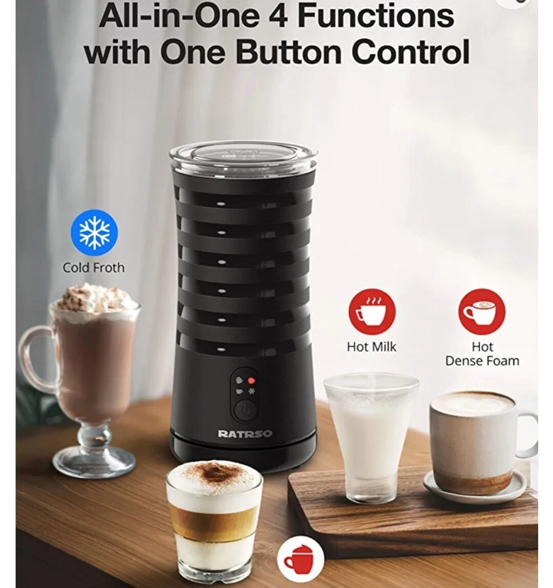 Exclusive Price Cut Milk Frother, Miroco Electric Milk Steamer Soft