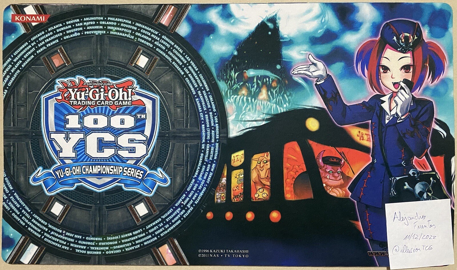 YCS 100 Tour Guide From The Underworld Original Playmat Konami 2012 eBay