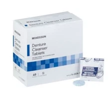 McKesson Denture Cleaner Unflavored Box of 40 - 16-DEN-1