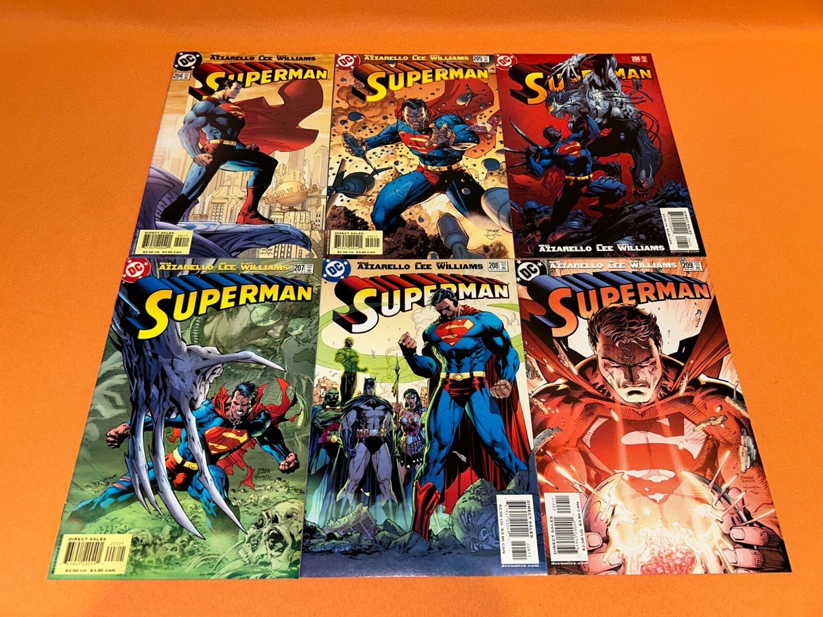 SUPERMAN #204-215 - FULL JIM LEE RUN BRIAN AZZARELLO DC COMICS NM SUPERMAN #204-215 - FULL JIM LEE RUN BRIAN AZZARELLO DC COMICS NM