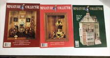 the miniature collector magazines, spring, summer, and winter from 1989