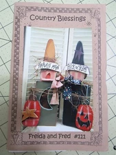 Country Blessings "Freida and Fred 27" Tall" Tole Painting Pattern