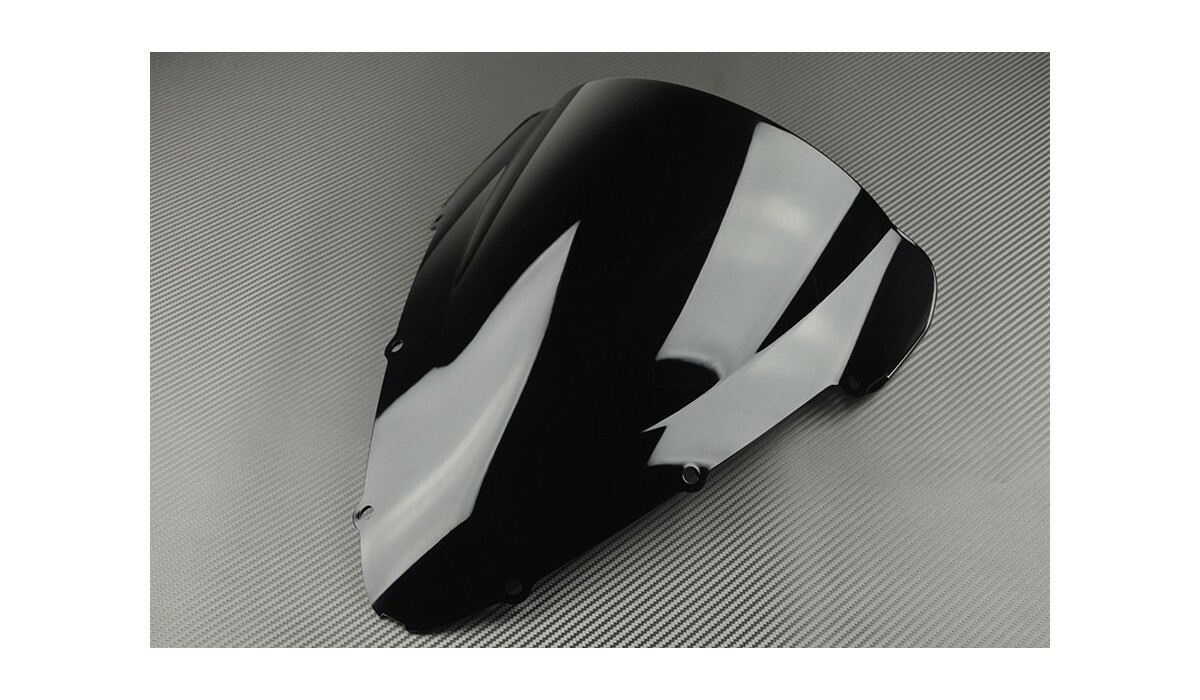 Bulle sport noire CBR 600 FS 2001-2002 déviation aérodynamique et protection du motard
