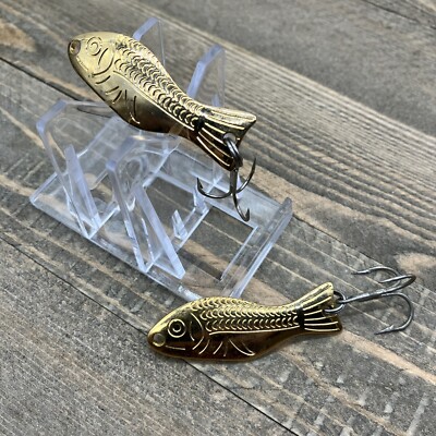 Lot De Cuillères Al's Goldfish Spinner Vintage Années 60 - Pêche
