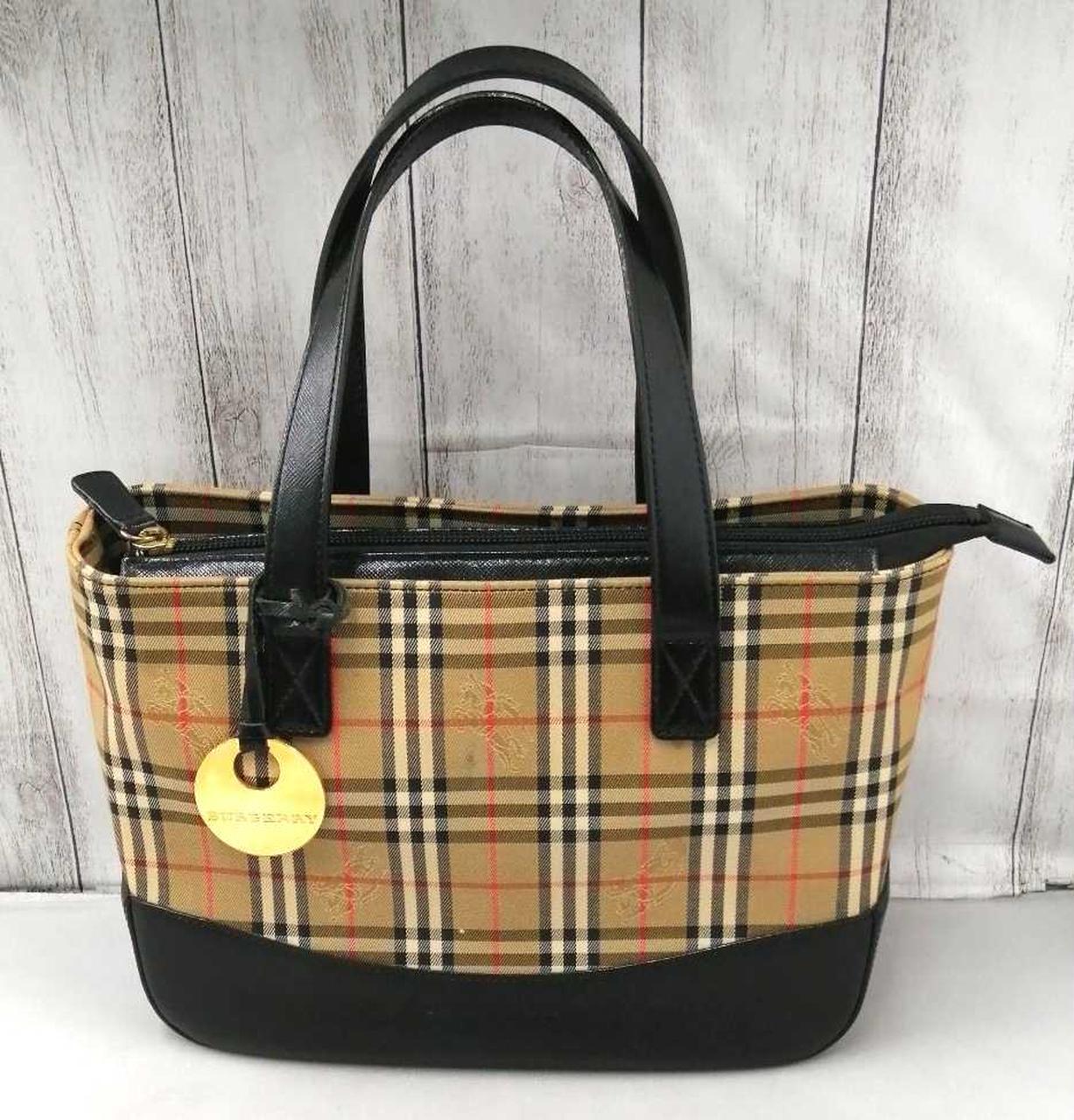 BERBERRY Nova Check Mini Tote Bag BURBERRY 1210a