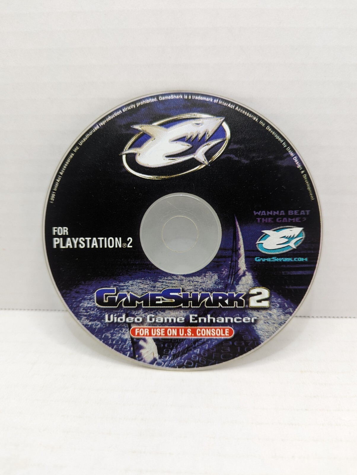 InterAct GameShark (2002) for PlayStation 2 PS1 PS2 Disc Only *WORKS