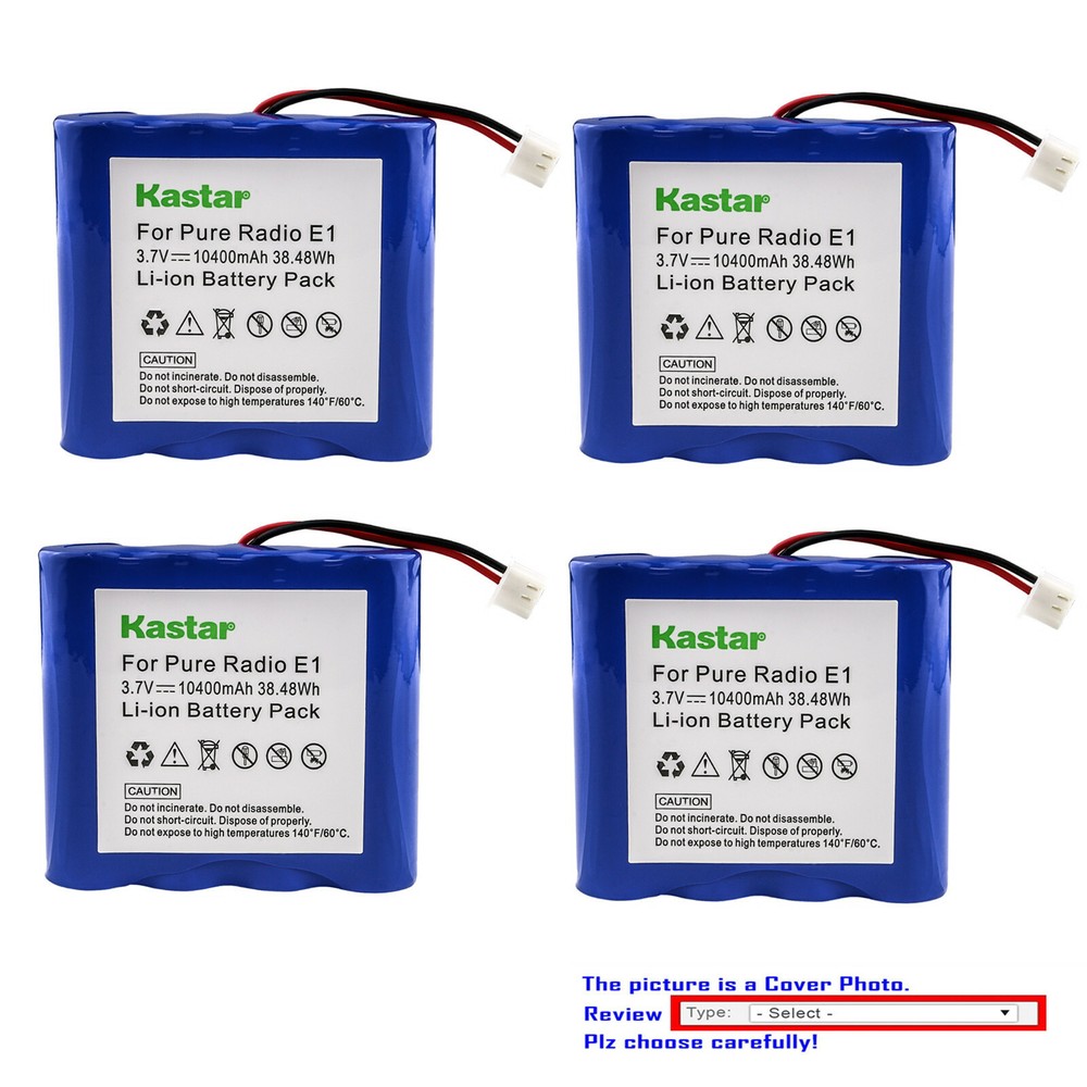 Kastar Replacement Battery for Pure E1 & Pure EVOKE-1S Marshall Pure EvokeE-1S