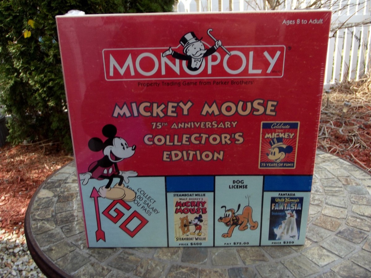 Disney MONOPOLY ディズニー75周年記念版 MONOPOLY Mickey Mouse 75th Anniversary Collector's Edition