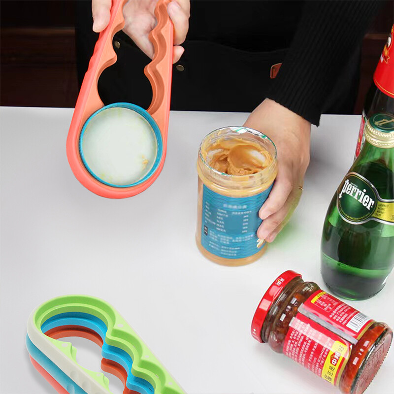 Bottle Opener Easy Grip Plastic Jar Opener Gripper Handheld Kitchen