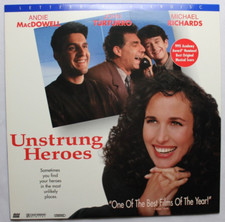UNSTRUNG HEROES laserdisc LD LETTERBOX JOHN TURTURRO QUICK SHIP 