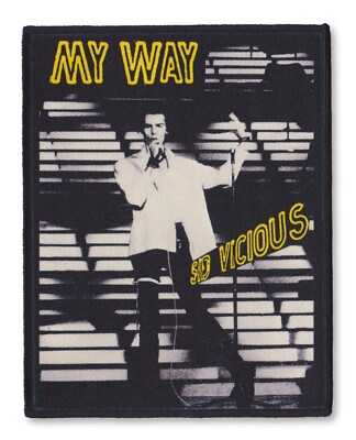 Sid Vicious My Way Sew-on Patch 1977 Punk Rockers