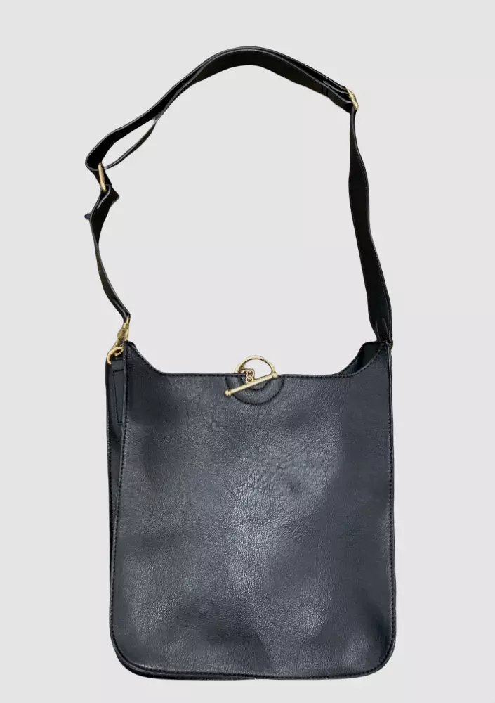 115 Neiman Marcus Women s Black Travel Shoulder Crossbody Bag Purse