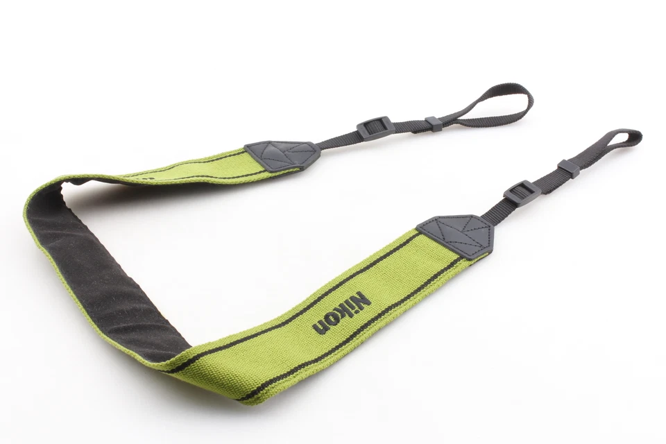 ✨COMO NUEVA✨ Correa de hombro Nikon 45 mm cuello verde para profesionales de JAPÓN Foto 3 de 4