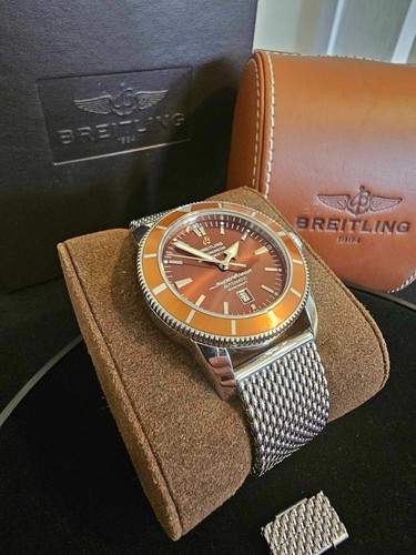 Breitling Superocean Heritage 46 brown mens watch 46 1170406