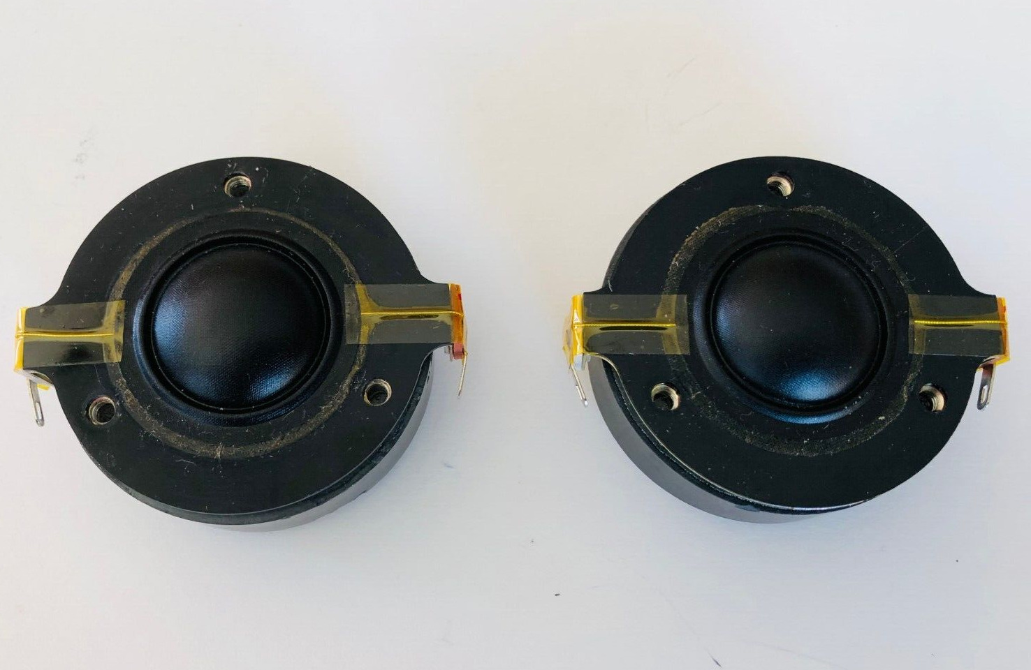Pair (2) Realistic Minimus 7 Tweeters SD-50 with brand new silk dome voice coils