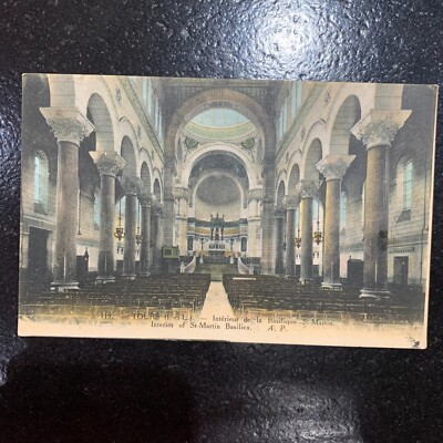 CPSM - TOURS (I.-ET-L.) - INNENRAUM DER BASILIKA SAINT MARTIN