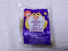 1993 Spunky the Cocker Spaniel McDonalds Ty Teenie Beanie Baby with Errors 1999