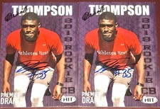 Deionte Thompson Arizona Cardinals NFL auto autograph ALABAMA football card LOT