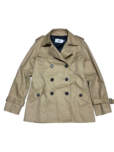 ISSEY MIYAKE MEN 86ss Vintage Coated Trench Coat Size M Blue Green