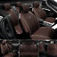 thumbnail 22 - Leather Car Seat Cover Waterproof Universal 5 Seats Full Set Front Back Covers