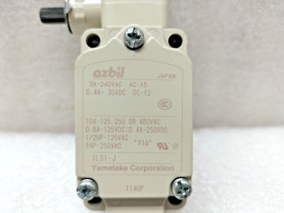 yamarchitect  YAMATAKE AZBIL 1LS1-J LIMIT SWITCH, ROLLER LEVER TYPE | eBay