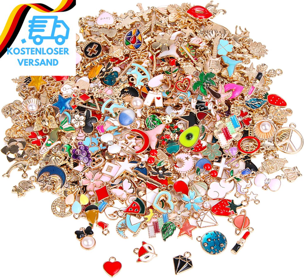 Sannix 350 StüCk Charms GroßHandel Bulk Schmuckherstellung AnhäNger FüR Diy Hals-image