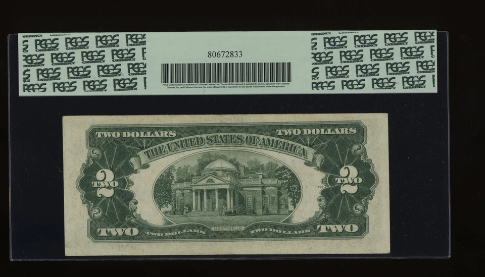 DBR 1953-A $2 Legal Fr. 1510 PCGS XF-40 Serial A63107828A - Image 2 of 2