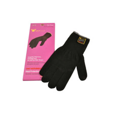 G  F Products Heat Resistant Curling  Ironing Glove, One Size Fits All, Black