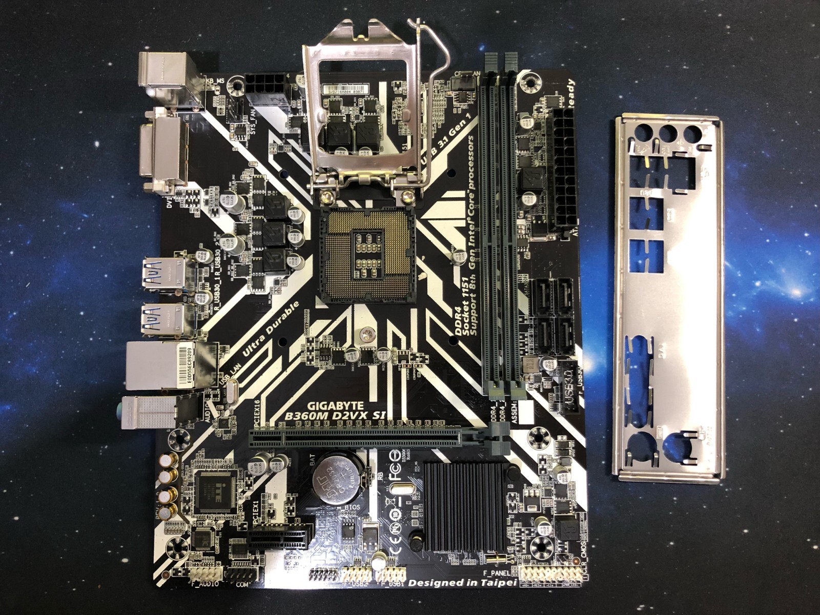 Gaming PC Motherboard Gigabyte GA B360M D2VX SI LGA 1151 8th gen i3 i5