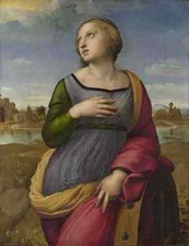 Raphael Saint Catherine Of Alexandria A4 Print