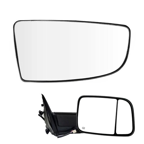 For Dodge Ram 1500 2500 3500 Right Side Rearview Tow Mirror Spotter lower Glass