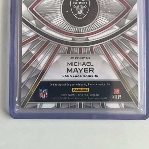 MICHAEL MAYER 2023 PANINI SPECTRA SIGNATURES SPECTRALES AUTO 32/75 - Photo 6/6