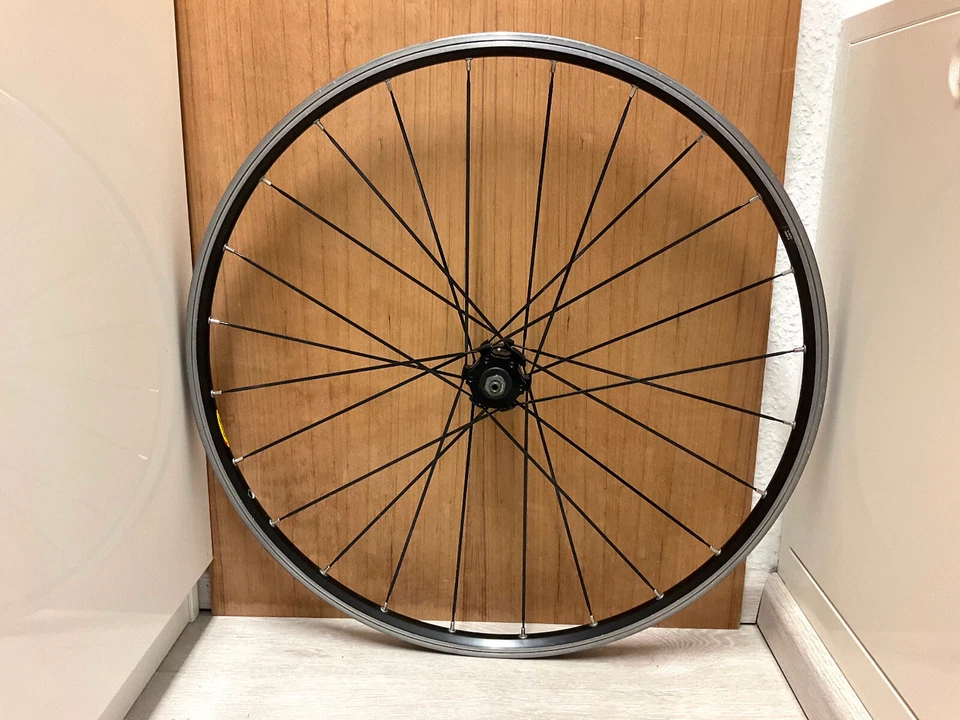 Like NEW VINTAGE MTB 26" front  wheel Mavic Crossride 24H for rim & disc brake - Bild 2 von 4